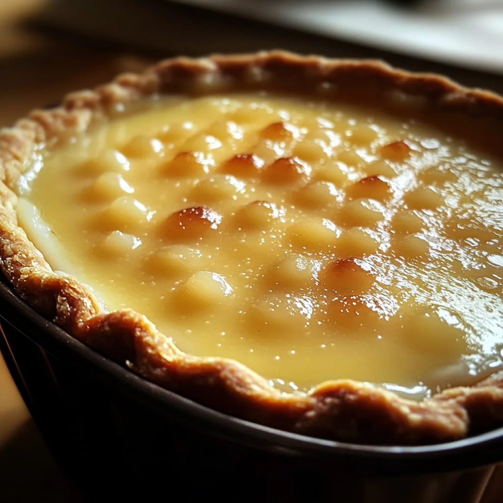 Baked Tapioca Pudding
