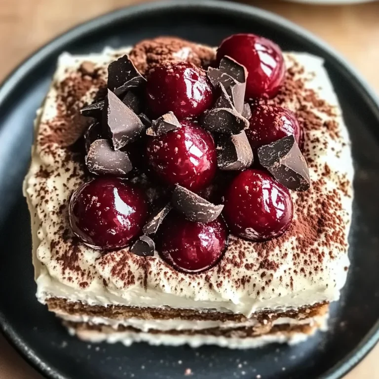 Cherry Amaretto Tiramisu
