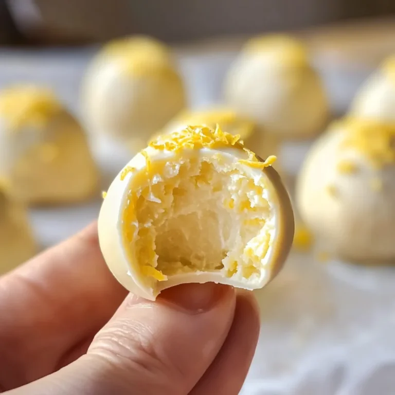 Creamy Lemon Truffles Recipe