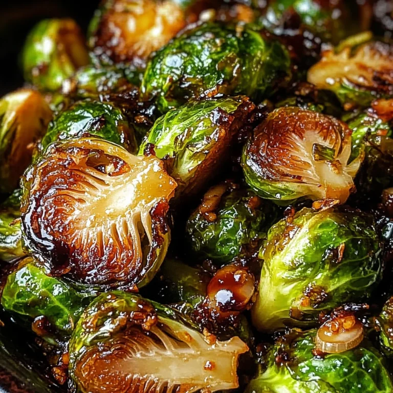 Crispy Honey Balsamic Brussels Sprouts