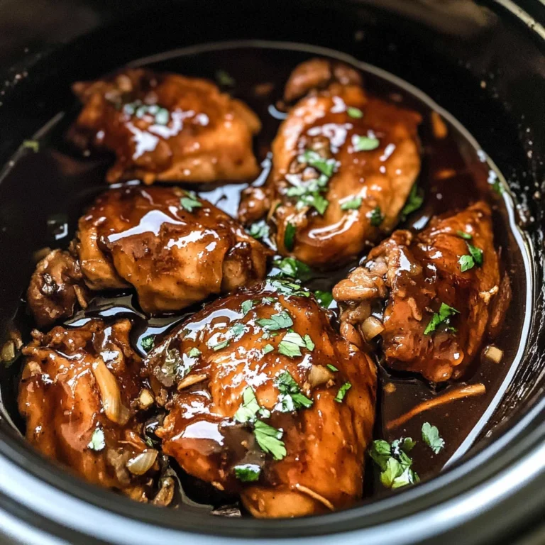Crockpot Bourbon Chicken