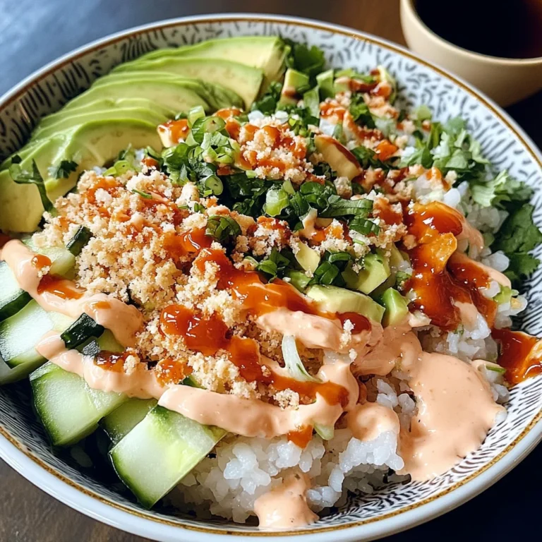Crunch Roll Sushi Bowl