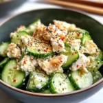 Easy California Roll Cucumber Salad