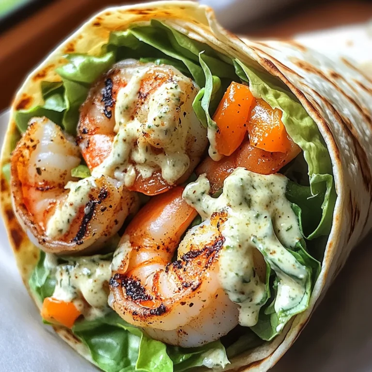 Grilled Shrimp Caesar Wraps