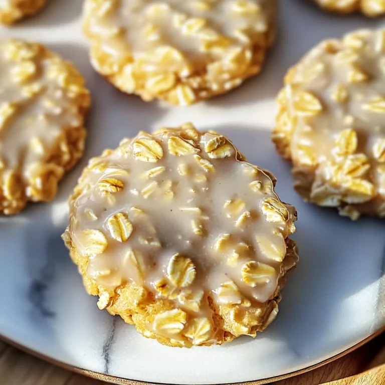 Lemon Oatmeal No-Bake Cookies