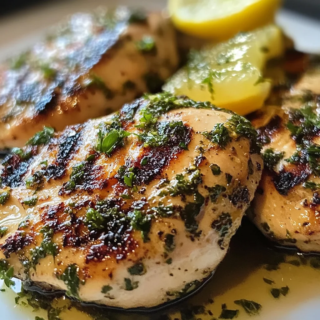 Mediterranean Herb Crusted Grilled Chicken