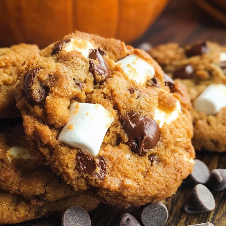 Pumpkin S'mores Cookies