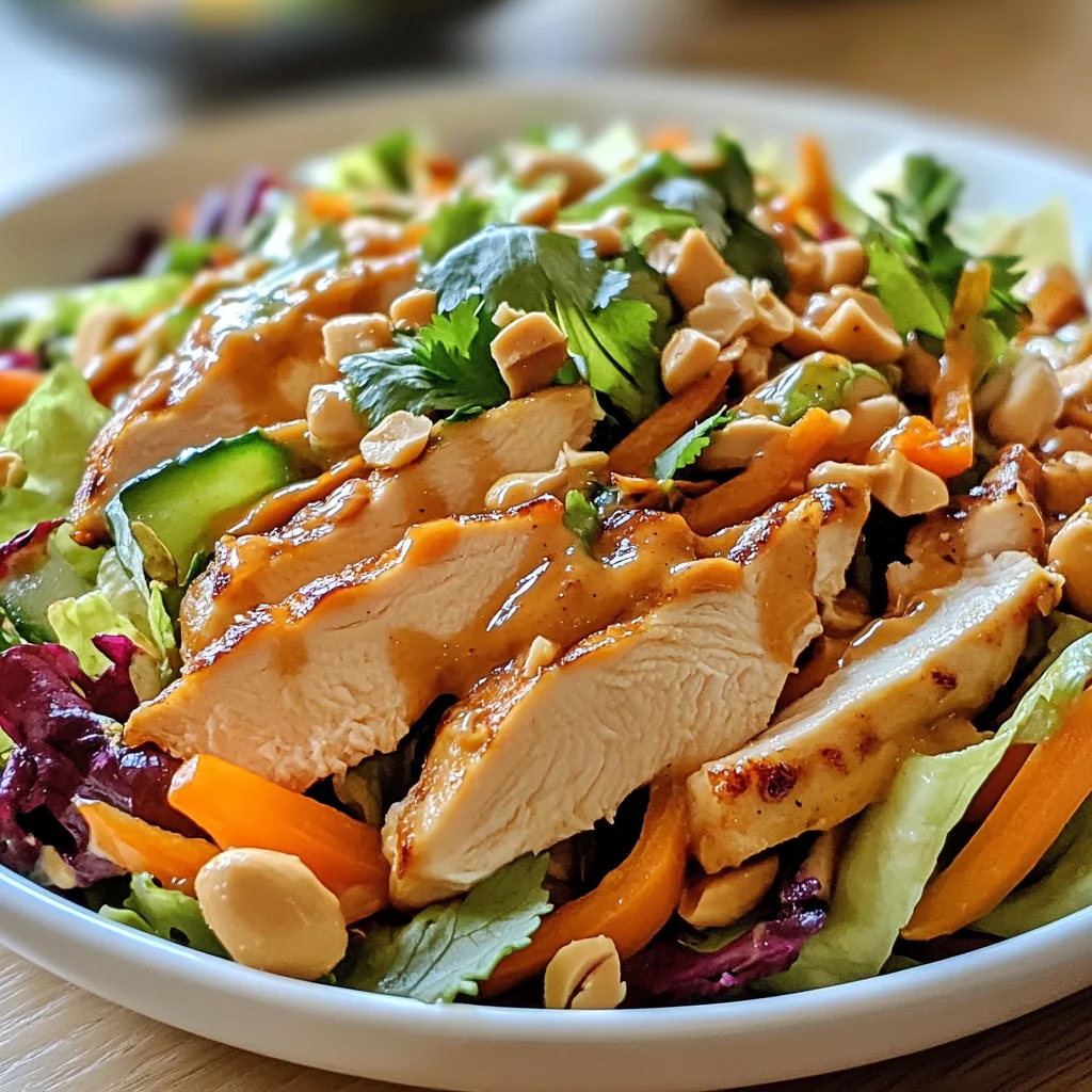 Thai Peanut Chicken Salad