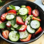 This Cucumber Strawberry Salad