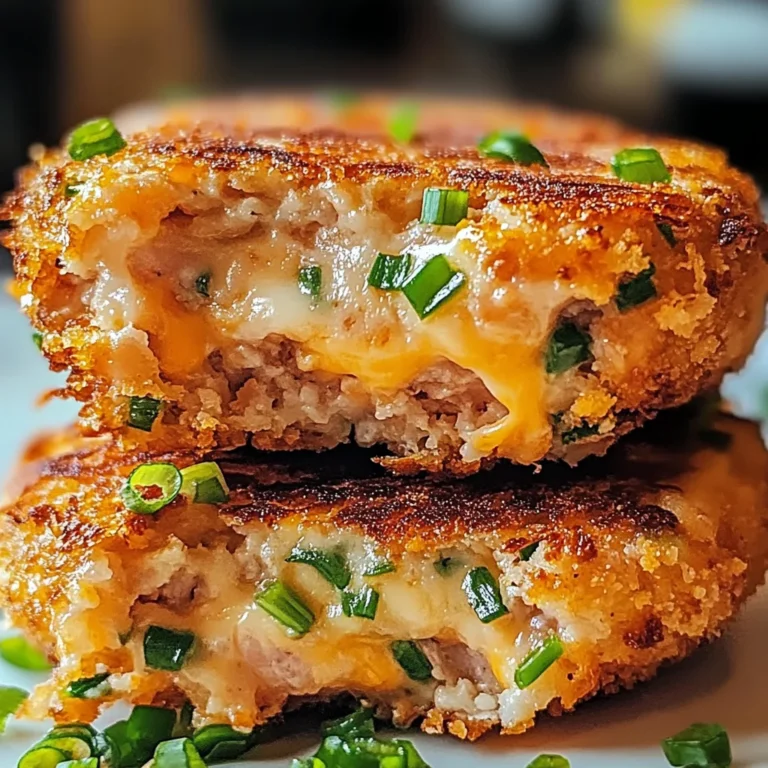 Tuna Melt Patties Recipe
