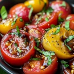 Zesty Marinated Tomatoes