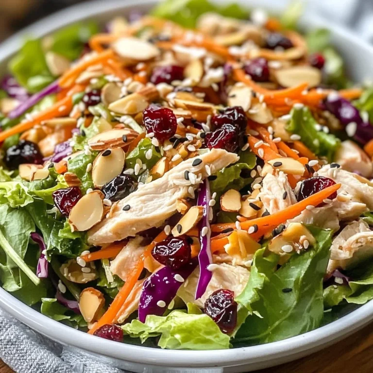 Asian Chicken Cranberry Salad