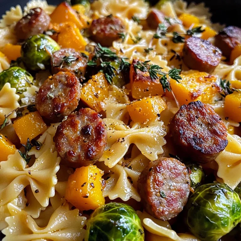 Autumn Sausage Pasta Squash: Amazing 25-Min Fall Favorite