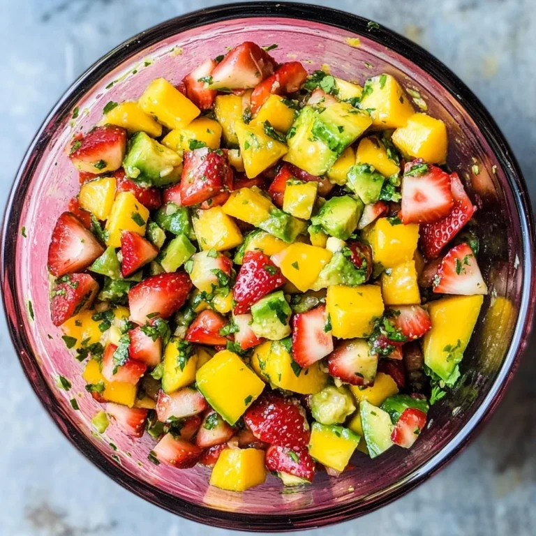 Avocado Strawberry Mango Salsa