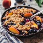 Blueberry Peach Crumble