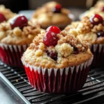 Cherry Cobbler Muffins