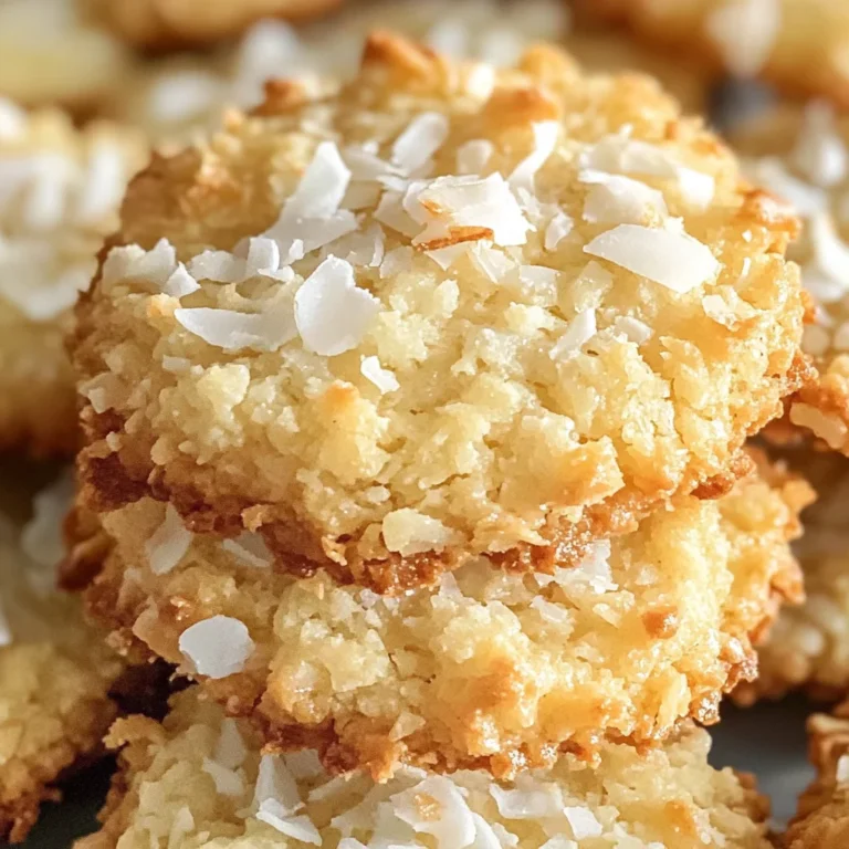Chewy Coconut Cookies Recipe