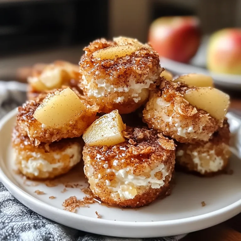 Cinnamon Apple Cottage Cheese Bites