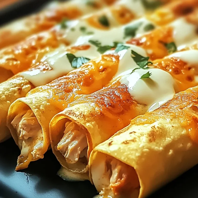 Cream Cheese Chicken Taquitos
