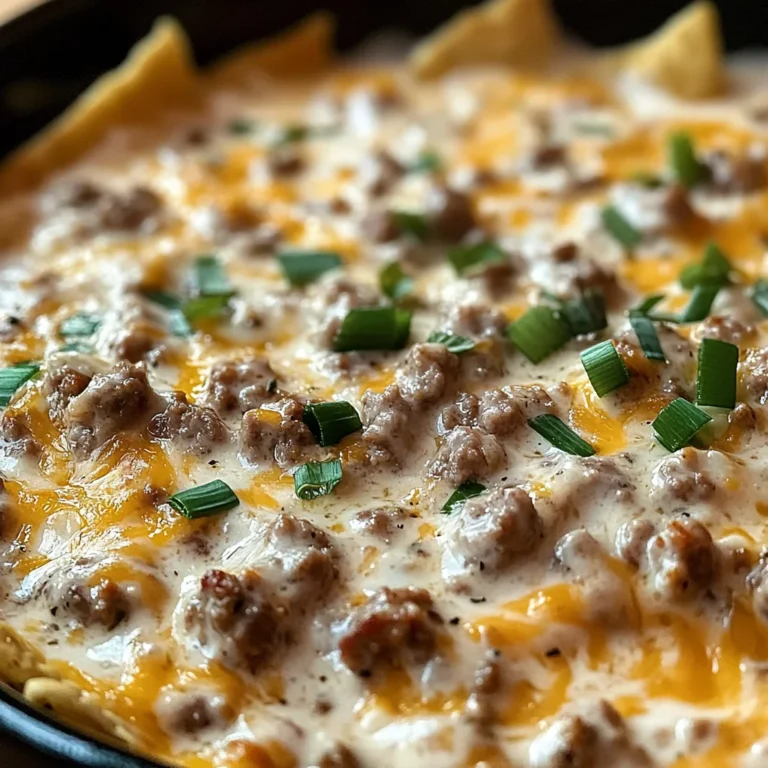 Creamy Hot Ranch Sausage Dip