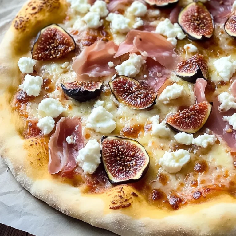 Easy 20-Minute Fig Jam Pizza with Goat Cheese and Prosciutto