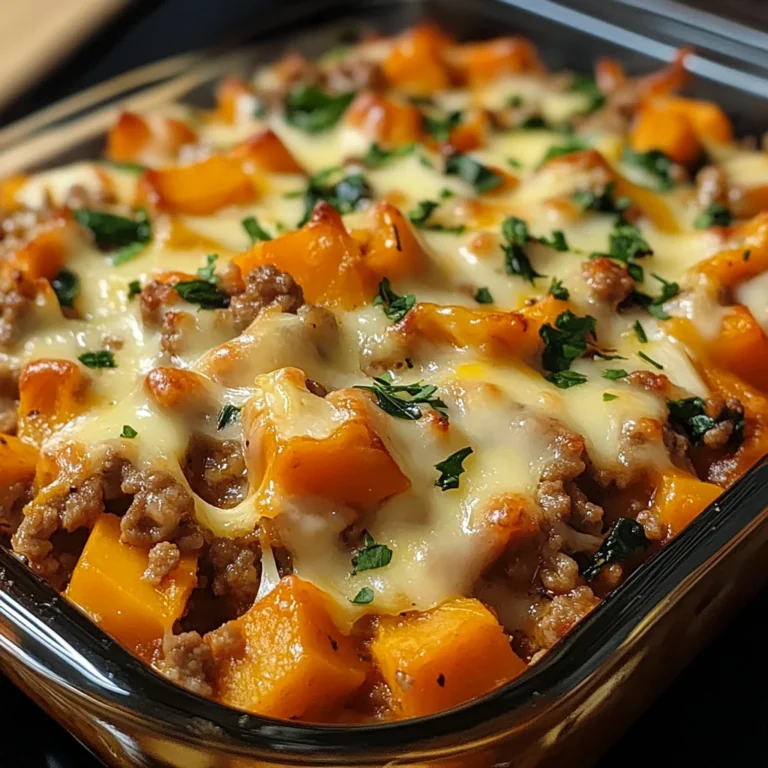 Ground Turkey Sweet Potato Casserole