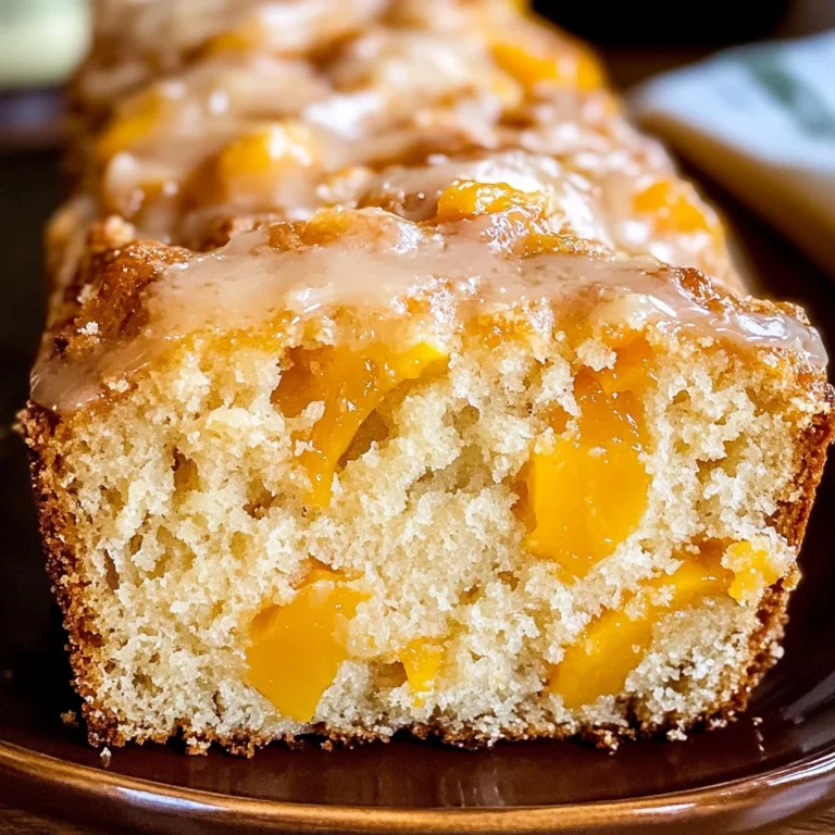 Heavenly Peach Bread