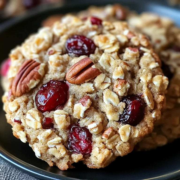 Oatmeal Cranberry Pecan Cookies