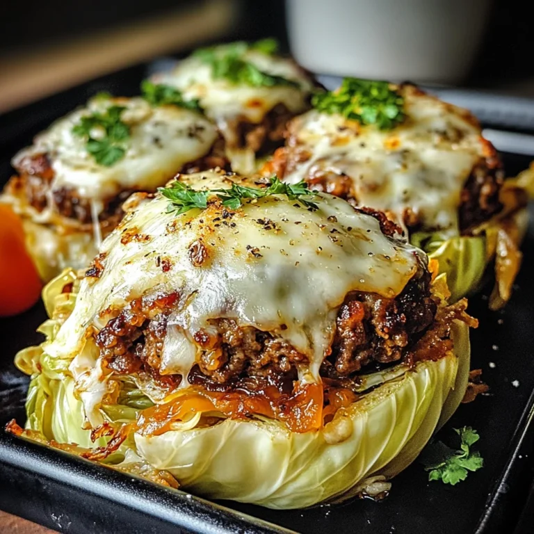 Oven-Baked Cabbage Burgers