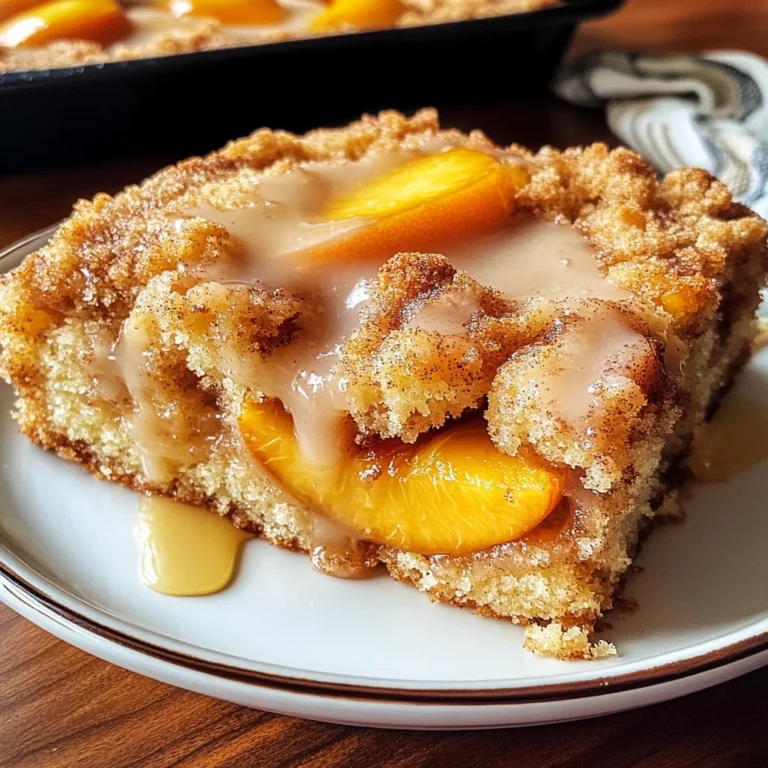 Peach Coffee Cake