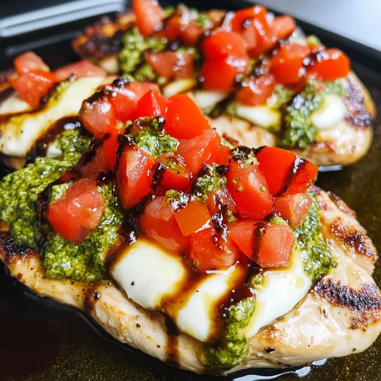 Pesto Bruschetta Chicken