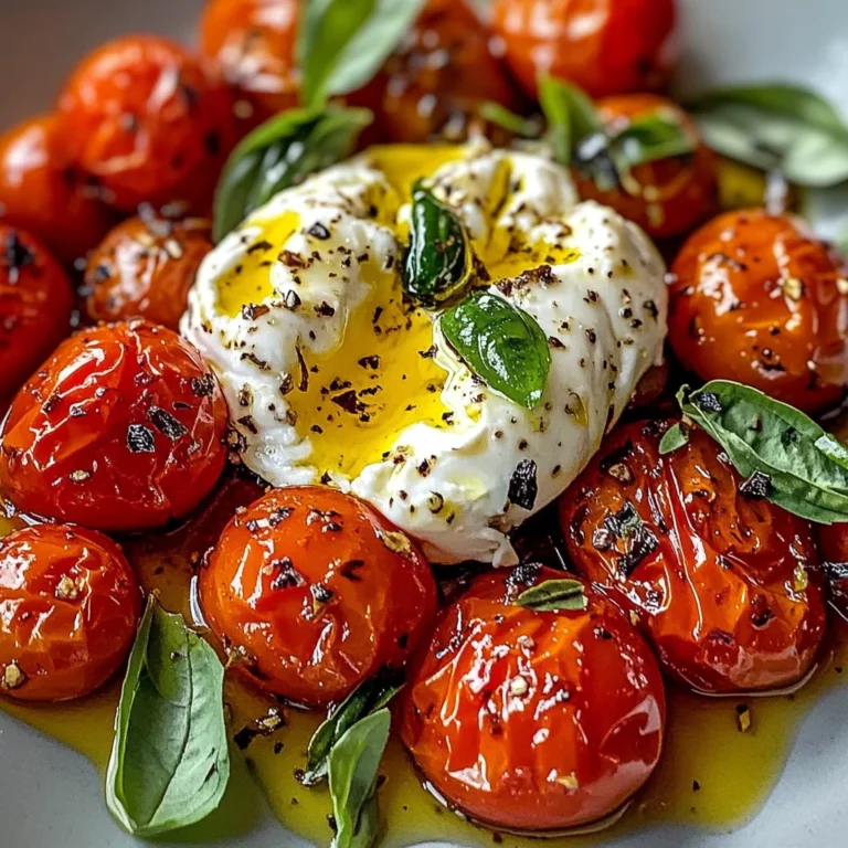 Roasted Tomatoes with Burrata: A Deliciously Simple Recipe for Summer Salads