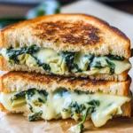 Spinach Artichoke Grilled Cheese Recipe