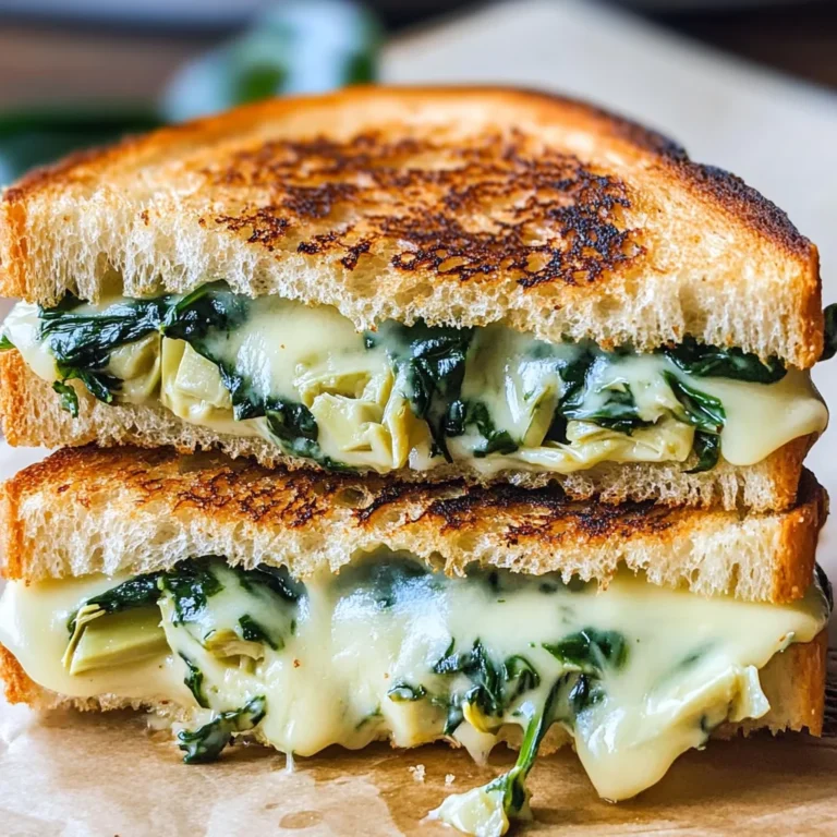Spinach Artichoke Grilled Cheese Recipe