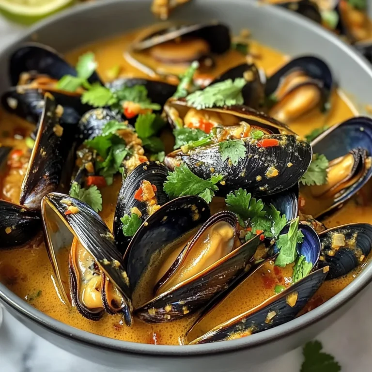 Thai Coconut Mussels