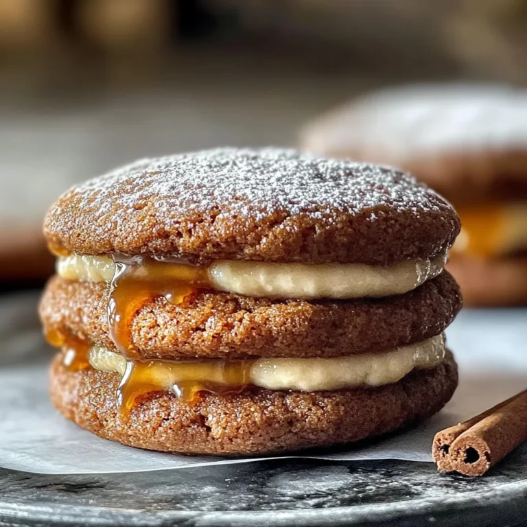 Apple Cider Whoopie Pie Cookies with Caramel