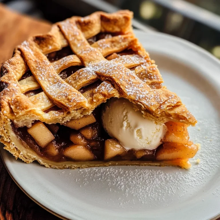 Apple Pie à la Mode (Apple Pie with Ice Cream Recipe)