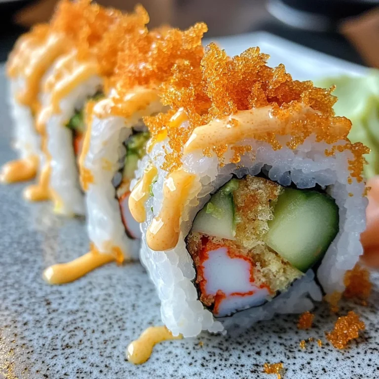 California Crunch Roll Sushi
