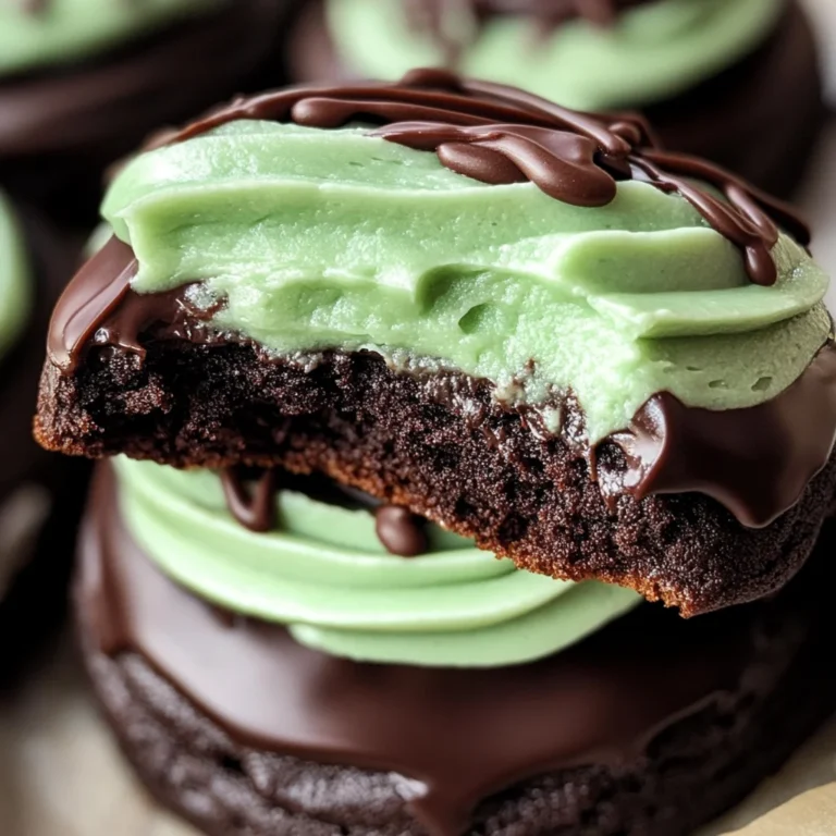 Chocolate Mint Cookies