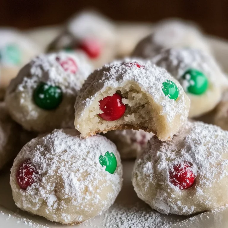 Christmas Snowball Cookies