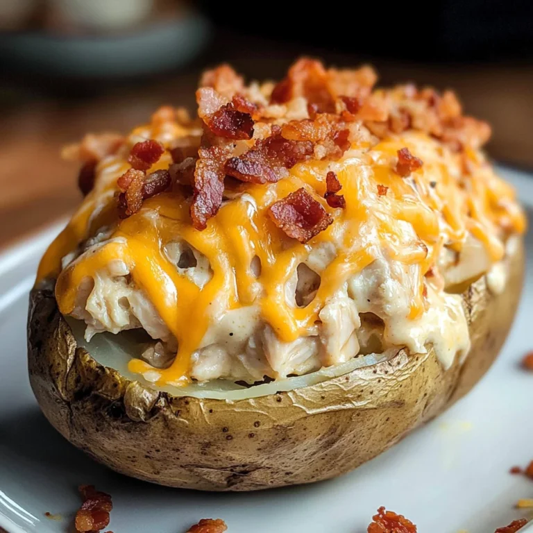 Crack Chicken Stuffed Baked Potatoes