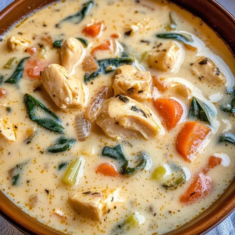 Creamy Tuscan Chicken Soup