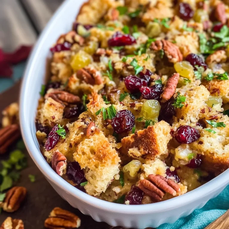 Crock Pot Cranberry Pecan Stuffing