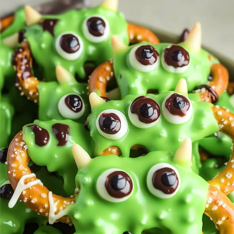 Frankenstein Halloween Pretzels