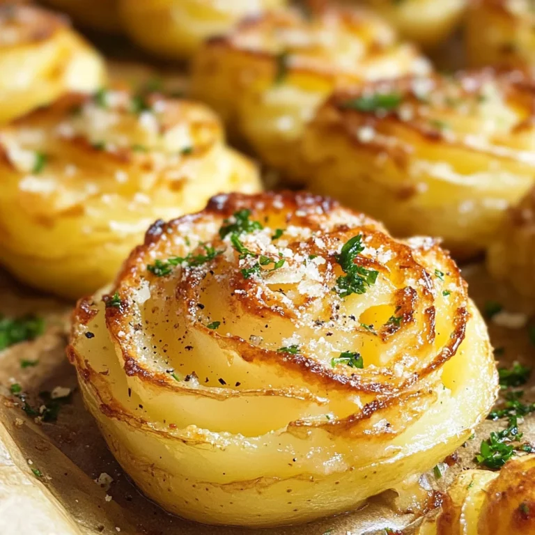 Garlic Parmesan Duchess Potatoes