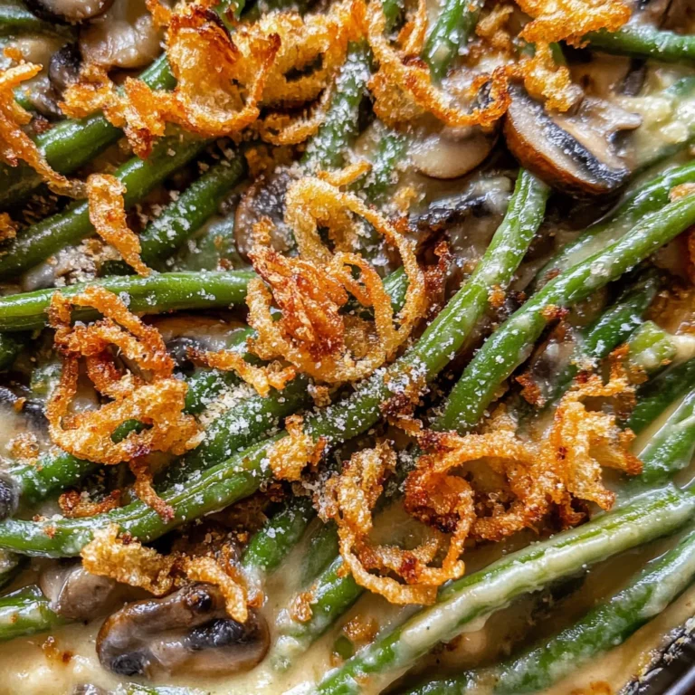 Homemade Green Bean Casserole