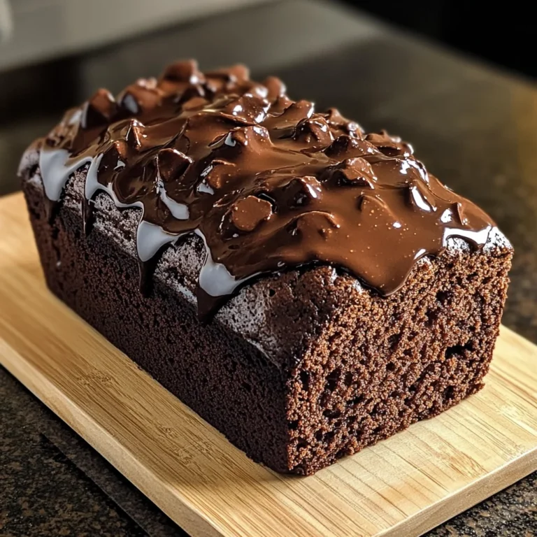 Hot Fudge Brownie Bread Recipe