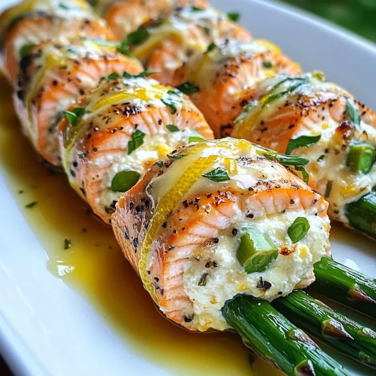 Lemon Basil Salmon Rolls