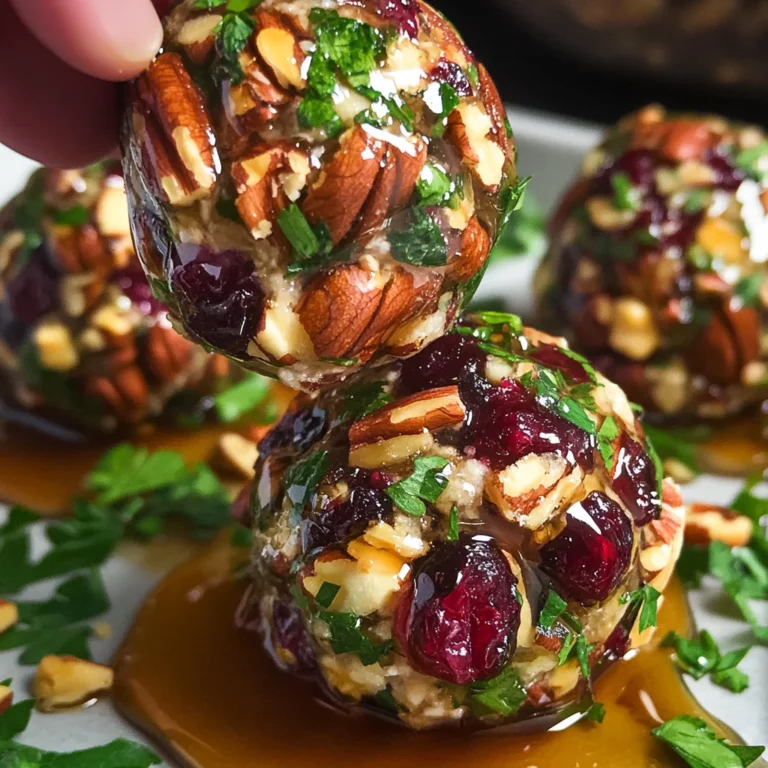 Mini Cranberry Pecan Goat Cheese Balls