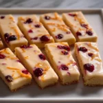 Orange Cranberry Shortbread Cookies